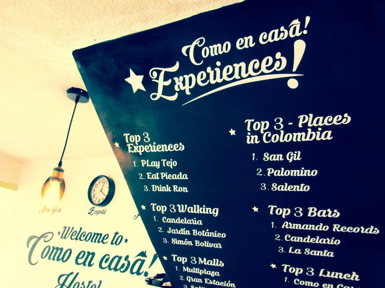 Como En Casa! Restaurante Y Hostal Bogotá Extérieur photo